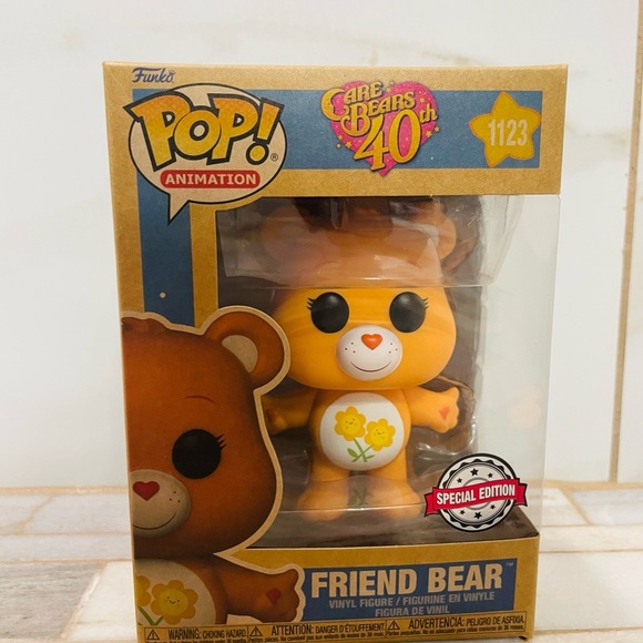 Funko pop !Care Bear 40th anniversary earth day friend Bear special edition - Picture 4 of 12